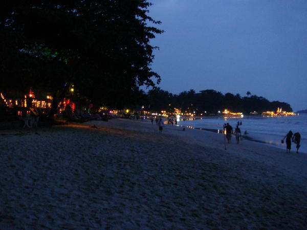 Chaweng Beach At Night