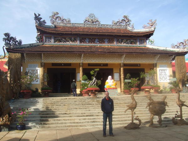 Ronan In Front Of The Tiger Temple
