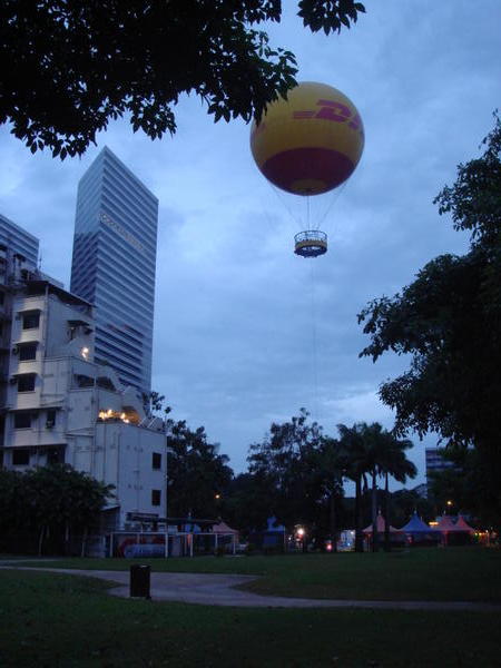 The DHL Ballon Which We Didnt Go Up