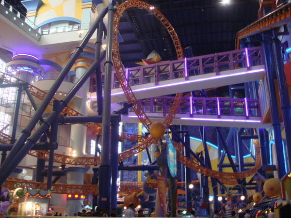 Yes There Is A Rollercoaster Inside The Shopping Centre 