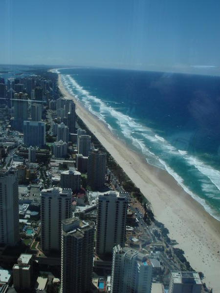 View Of Beach From Tower