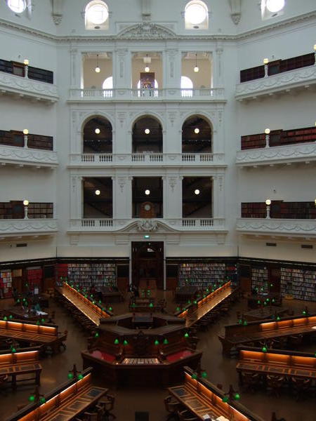 Inside Melbourne Library