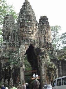  Entering Angkor Thom-Bayoun