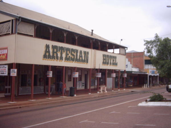 One of the hotels in the main street
