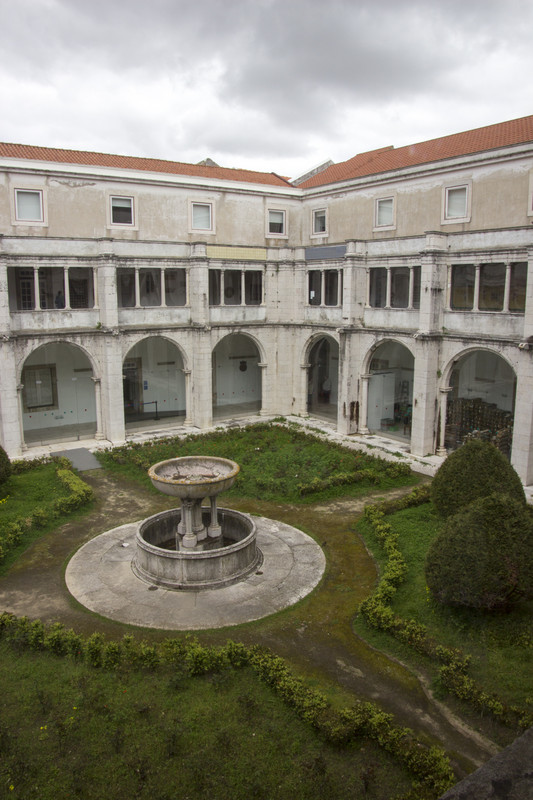 The tile museum courtyard