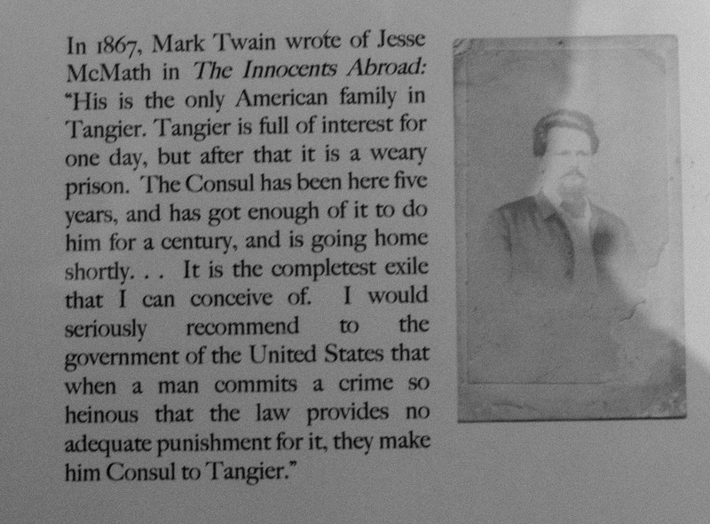 Mark Twain did not like Tangier!