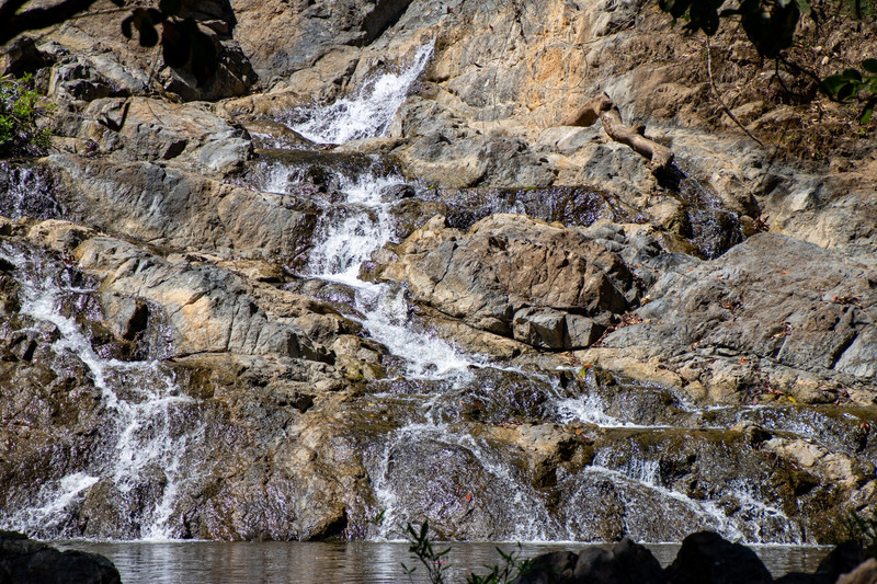 The lower waterfall