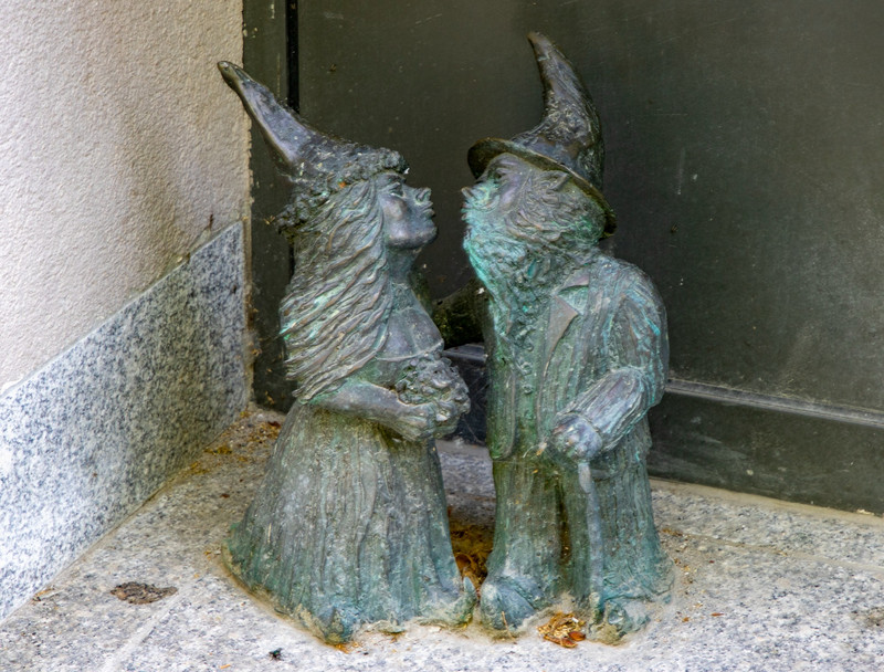 Two Dwarves outside the Registry Office