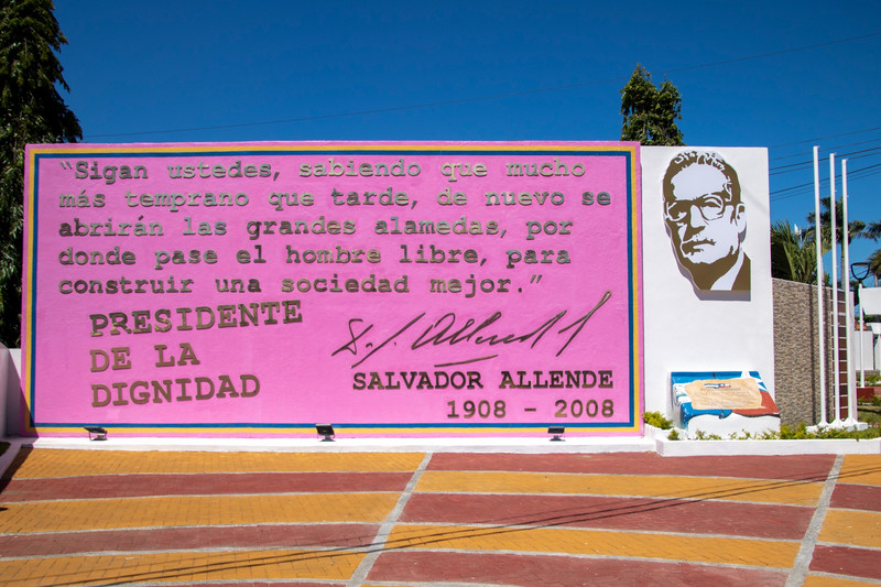 The port is names after Salvador Allende (Chile)