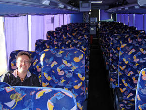 An empty bus...