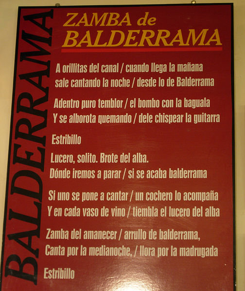 The "Zamba de Balderrama"