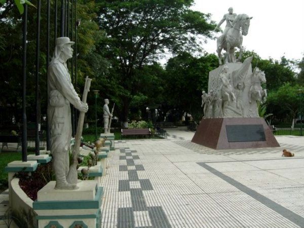 Statues in the Plaza