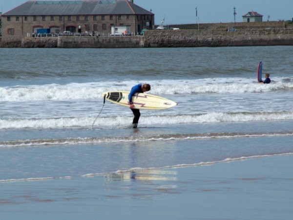Surfing in Porthcawl