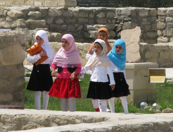 Colourful Schoolgirls