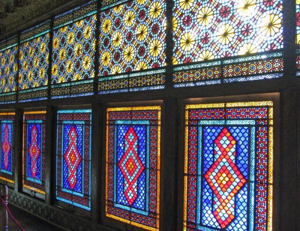 Stained Glass Windows at the Han Saray