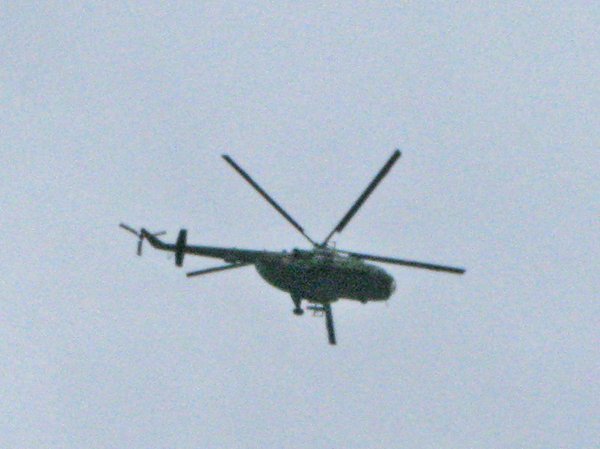 Helicopter Flypast