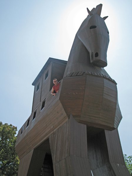 Russ inside the Trojan Horse!
