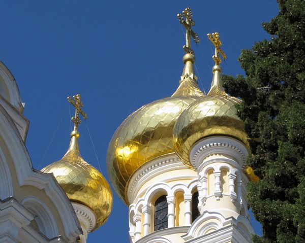 Golden Onion Domes
