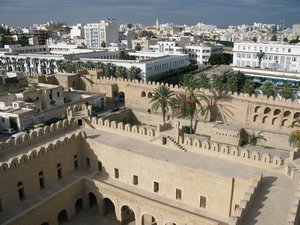 Looking out over Sousse