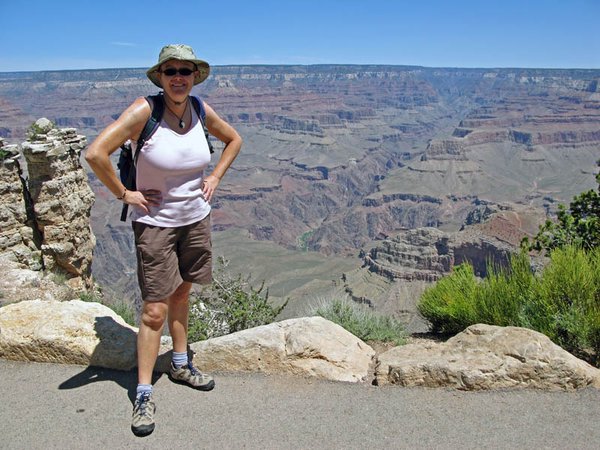 Trish at The Grand Canyon