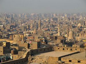 Looking out over Cairo