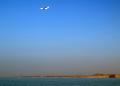 Aircraft on approach to Abu Simbel airport
