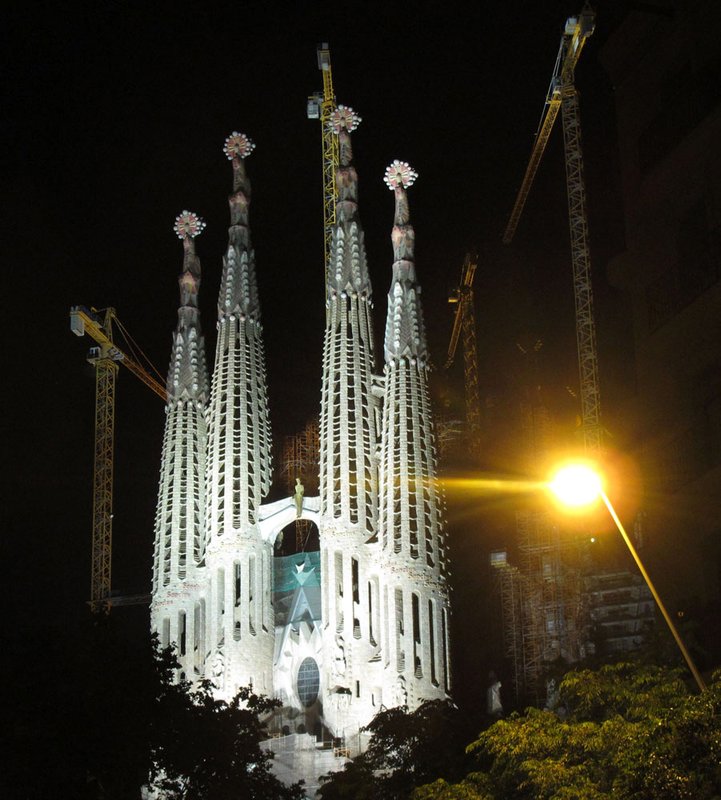 Sagrada Familia by night