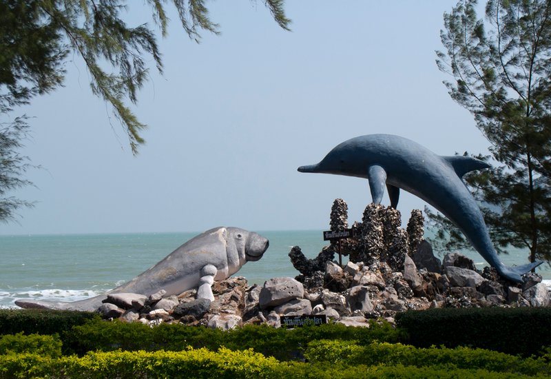 Dolphin monument