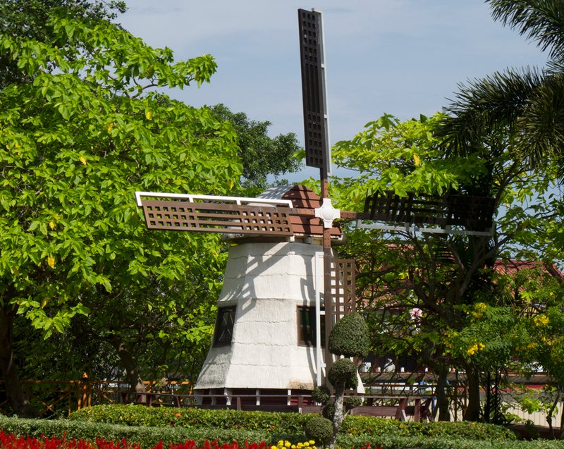 Old Dutch windmill