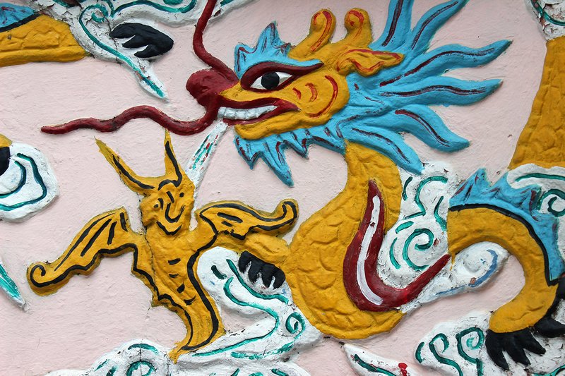 Dragons at the temple