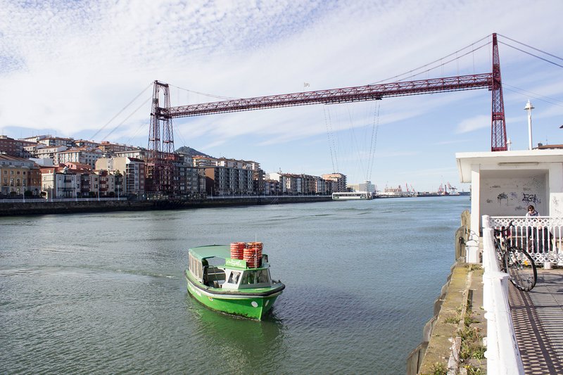 Getxo hanging bridge