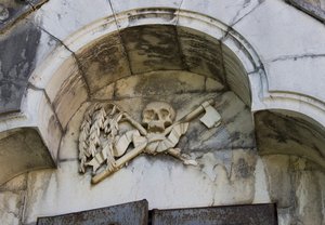Detail on a tomb