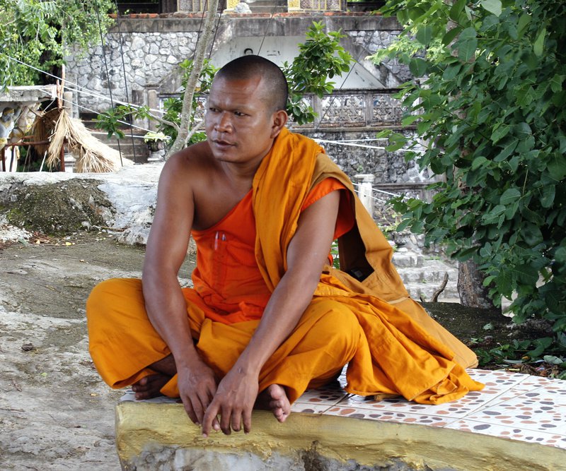 Wise young monk