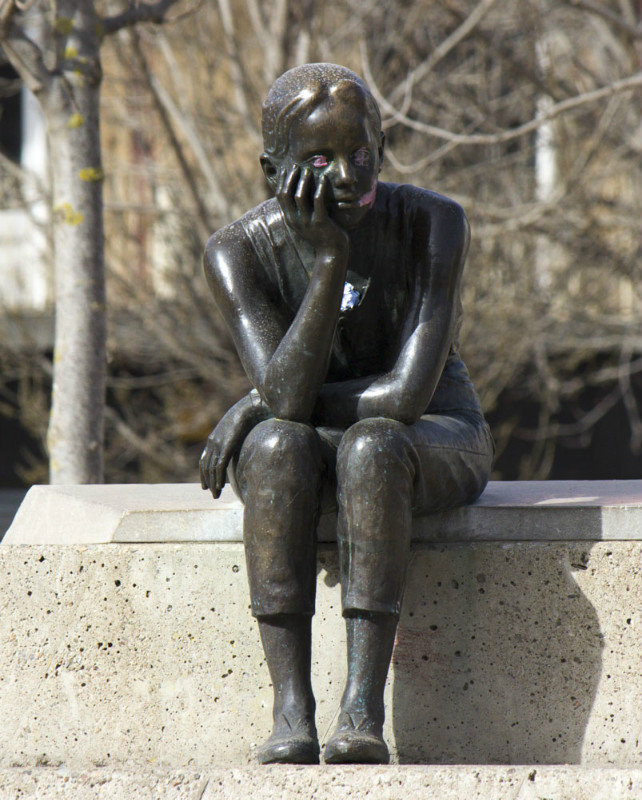 Pensive Statue