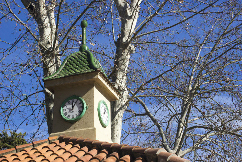 Clock in the park