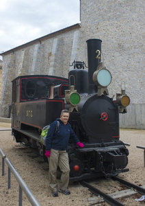 Trish found an old train