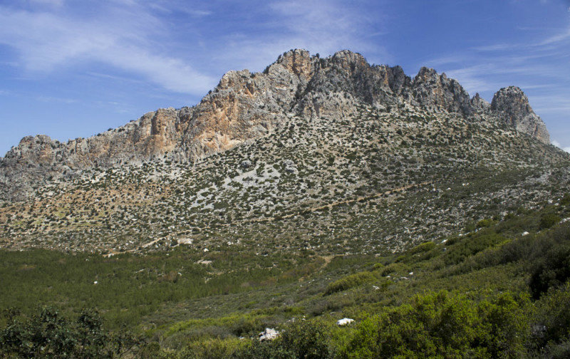 The Five Finger Mountain of Northern Cyprus