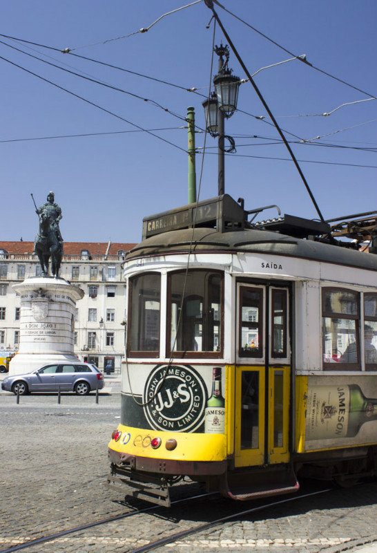 One of Lisbon's trams