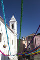 San Miguel church and streamers