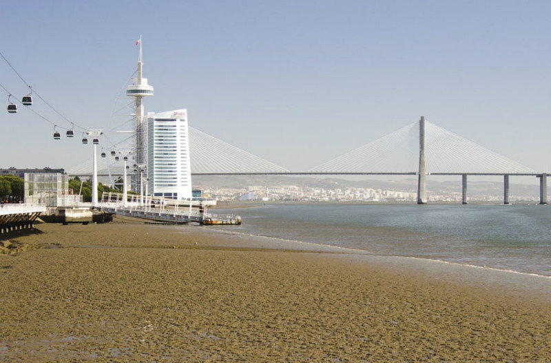 Vasco de Gama tower and bridge