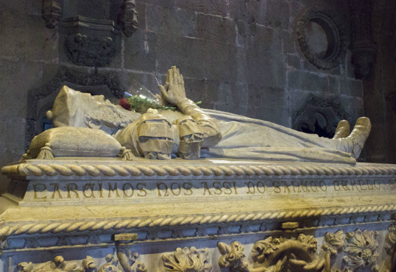 The tomb of Vasco de Gama