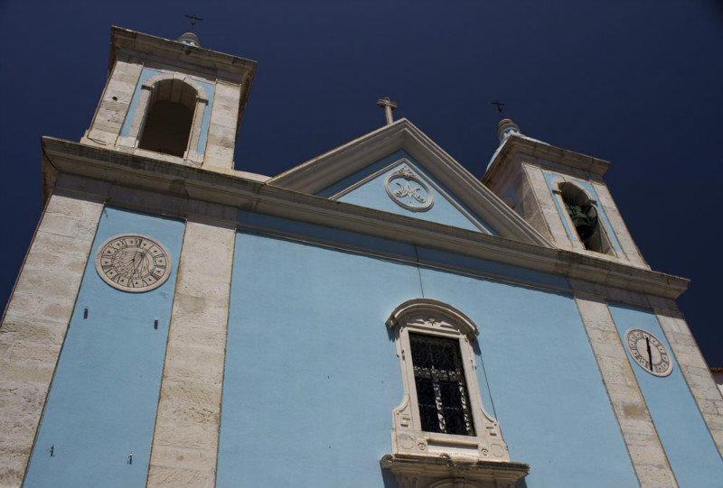 Blue church in Cacilhas