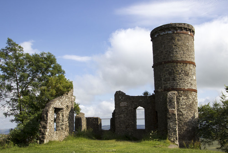 Ruins on Kinnoull Hill, Perth