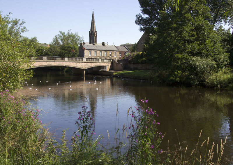 Along the river in Morpeth