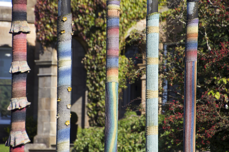Woolly insulation for lamp posts?