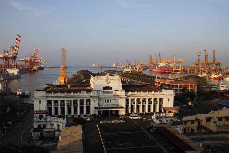Colombo docks
