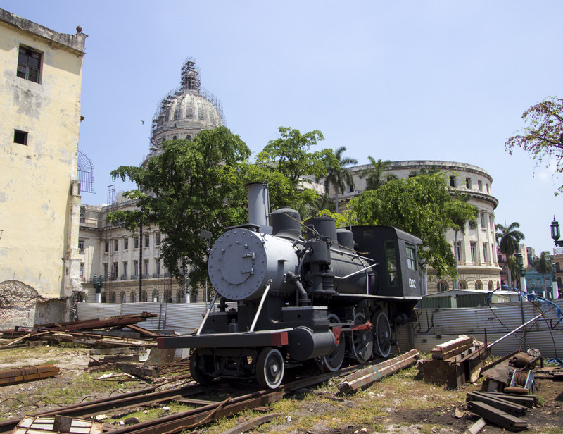 Railway restoration yard