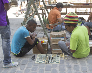 Chess in the plaza