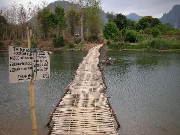 Laos River Crossing
