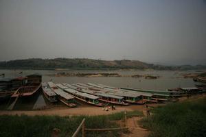 Boat Dock on the Mekong